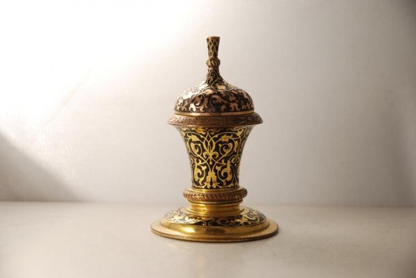 An Elkington Electrotype Inkwell: Islamic Design c1860