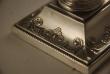 A Pair of Victorian Silver Plate Column Candlesticks c1860 