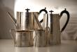 An Engraved Victorian Silver Plate Tea Set c1860