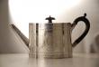 An Engraved Victorian Silver Plate Tea Set c1860