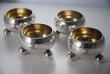 A Set of 4 Silver Salts by Elkington & Co