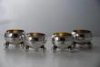 A Set of 4 Silver Salts by Elkington & Co