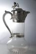 A Victorian Silver Claret Jug made in London by Horace Woodward & Co in 1898