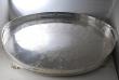A Large Victorian Silver Plate Gallery Tray c1870