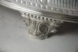 A Large Victorian Silver Plate Gallery Tray c1870