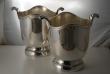 A Pair of Victorian Continental Silver Plate Champagne Buckets / Wine Coolers