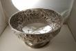 A Large Victorian Silver Rose Bowl