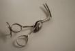 A Pair of Georgian Silver Stork Ribbon Pullers