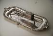 A late Regency Old Sheffield Plate Snuffer on Tray (wick trimmers)