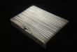 A Russian Art Deco Silver Cigarette Case