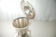 An Arts and Crafts Silver Mustard Pot by A E Jones