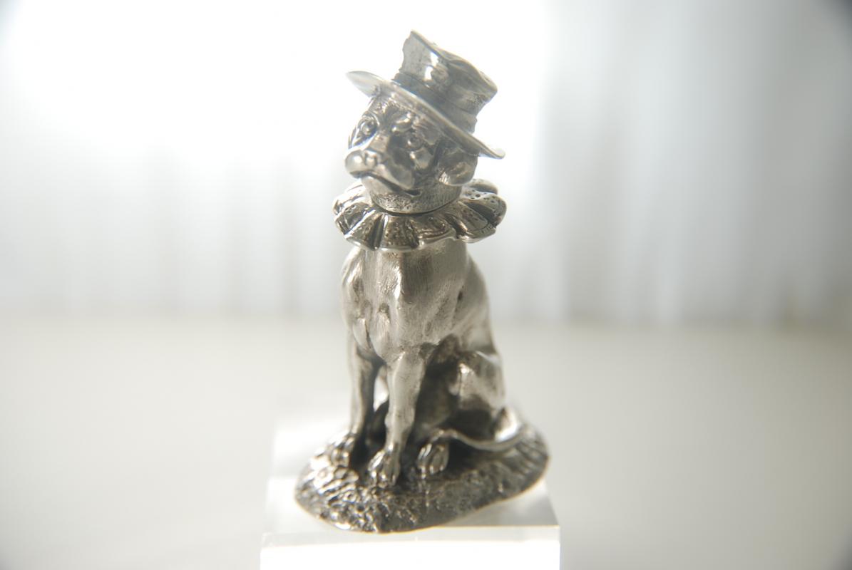 A rare Victorian Novelty Silver Mr Toby Pepper Pot by James Barclay Hennel