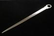 A Georgian Irish Bright Cut Silver Meat Skewer or letter opener