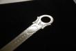 A Georgian Irish Bright Cut Silver Meat Skewer or letter opener