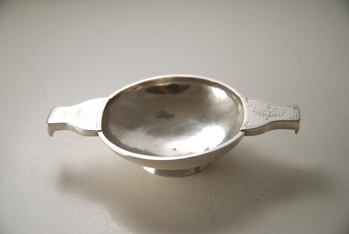 A Georgian Scottish Silver Quaiche from Glasgow A Georgian Scottish Silver Quaiche from Glasgow