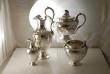 A Four Piece Sterling Victorian Silver Tea Set