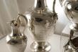 A Four Piece Sterling Victorian Silver Tea Set