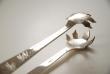 A pair of Chinese Silver Ice Tongs