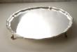 An English Sterling Silver Salver by Barker and Ellis