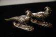 Novelty Silver Pheasant Peppers: Victorian Silver