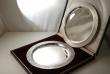 A Pair of Silver trays by Gerald Benney