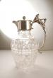 A Silver and Lead Crystal Claret Jug