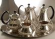 A Post War Silver Plated Tea Set Designed by Eric Clements