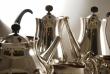 A Post War Silver Plated Tea Set Designed by Eric Clements