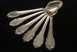 A Set of Sterling Silver Teaspoons in Lily of the Valley Pattern by Georg Jensen