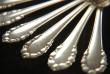 A Set of Sterling Silver Teaspoons in Lily of the Valley Pattern by Georg Jensen