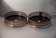 A Pair of Georgian Old Sheffield Plate Wine Coasters