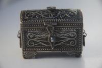 A Russian Silver Filigree casket circa 1890