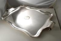 A 19th Century silver tray c1820: Russian? Austrian?