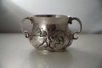 Charles II Silver Porringer, London 1663- 17th Century
