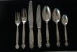 90pc Georg Jensen Sterling Silver Cutlery Set for 12- Acanthus