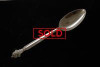 A Georg Jensen silver Acanthus Pattern Dessert Spoon