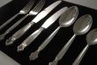 A Georg Jensen Sterling Silver Flatware set in the Acanthus Pattern