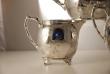 A Victorian Silver Plate Aesthetic Movement 3 Piece Tea Set